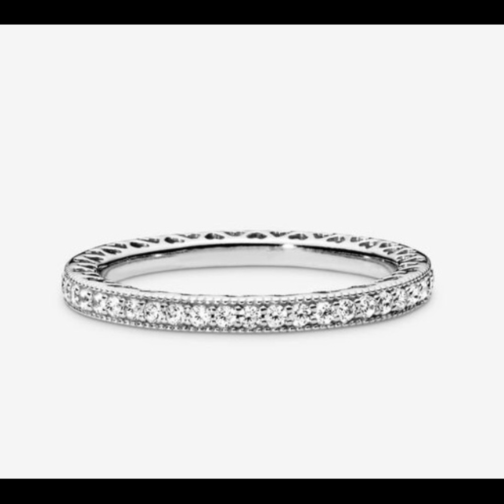 Pandora Sparkle & Hearts Ring